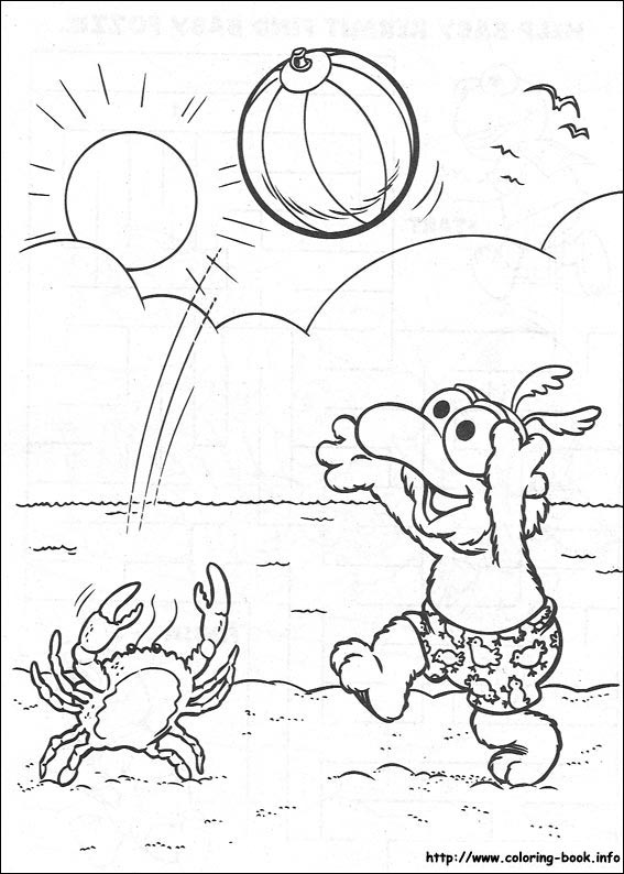 Muppet Babies coloring picture